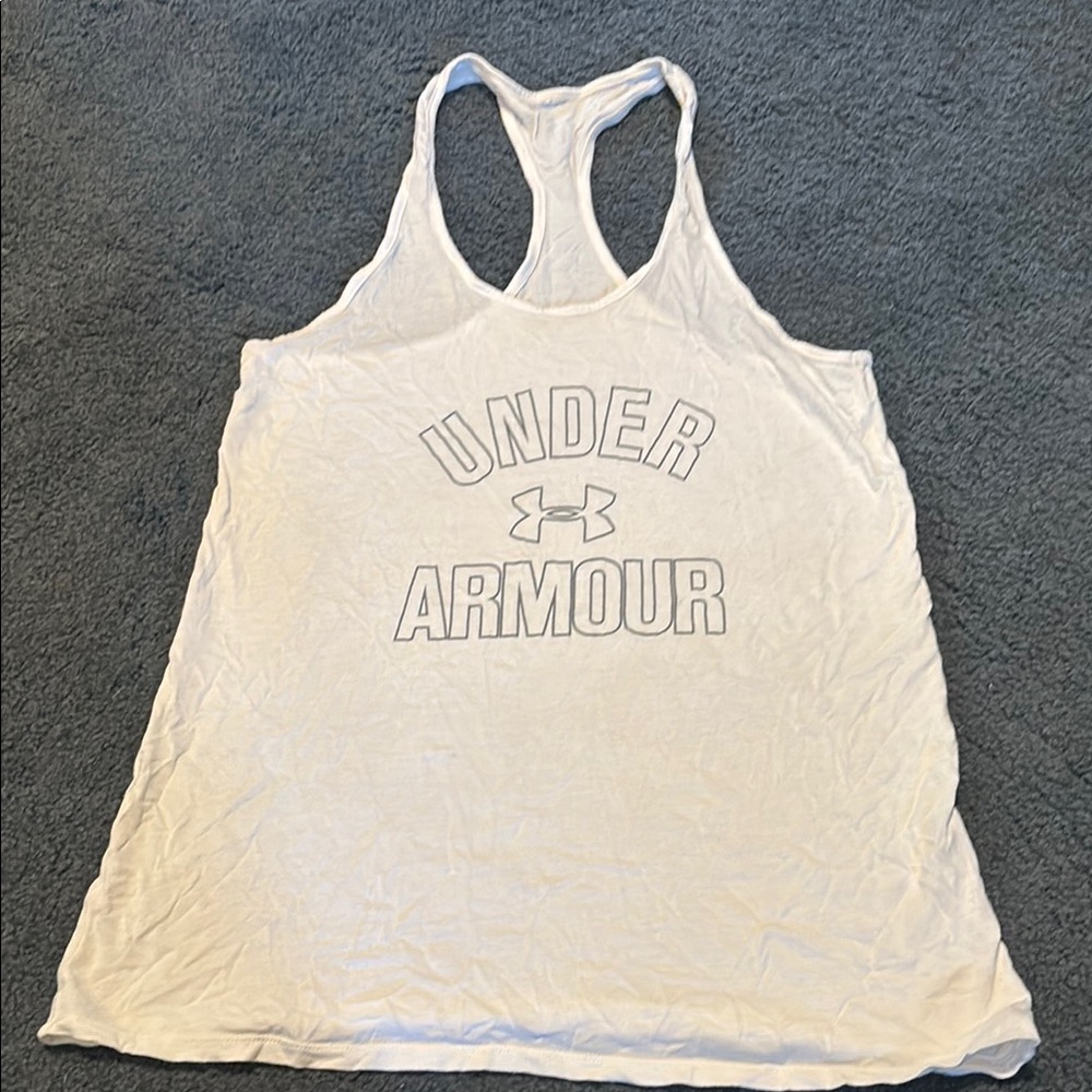Under Armour Women's White Tank Top